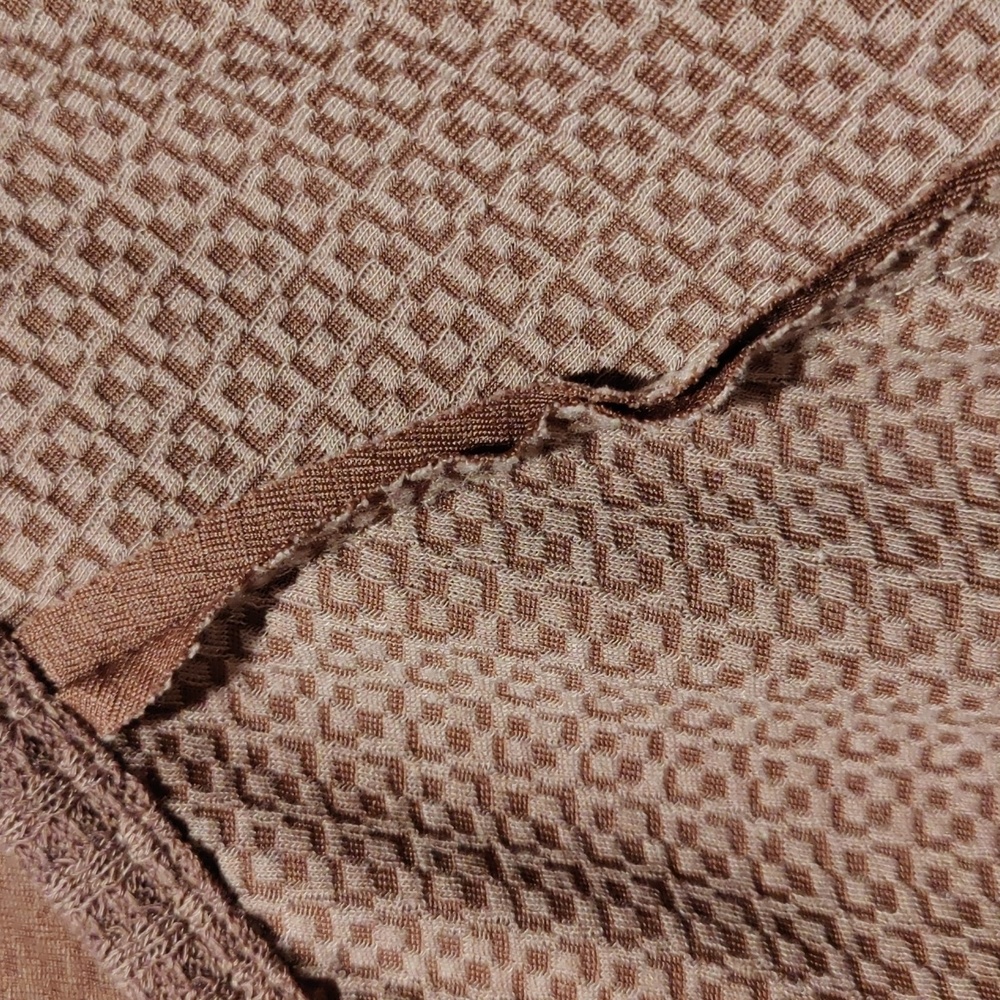 Pol Button Down Top In Mauve And A Dusty Wine Col… - image 5